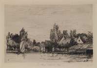 TvB G 1117
<br/>
Water bij Abcoude
<br/>
<em>Storm van 's-Gravesande, Carel Nicolaas (1841-1924)</em>